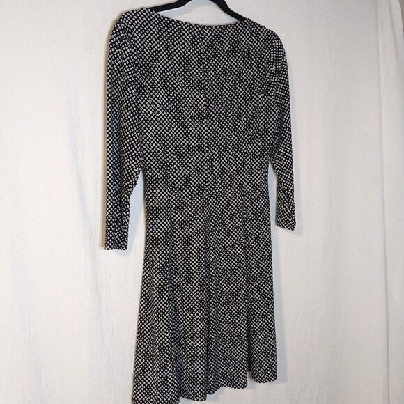 CHAPS Faux Wrap Dress - Picture 3 of 5